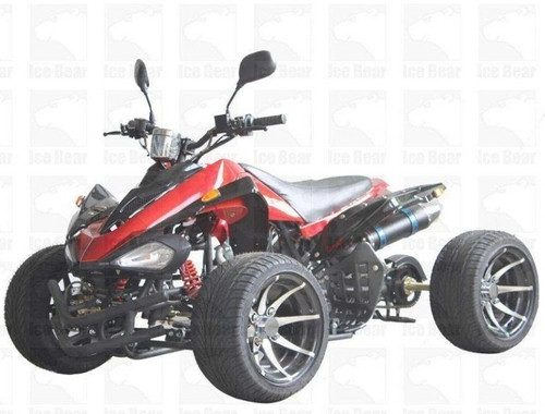 ICE BEAR R12 125cc, Air Cooled, 4-Stroke, 1-Cylinder, Semi-Auto 3-Speed w/ Reverse