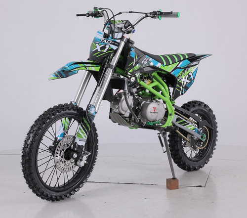 TaoTao DBX1 140cc Dirt Bike, 140cc, Air Cooled, 4-Stroke, Single-Cylinder - Fully Assembled and Tested - green