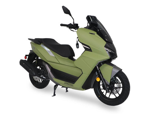 2025 Model Ice Bear VLAD PMZ200-V 200cc EFI GY6 Scooter 14"/13" Wheels, CBS Brakes, LED Lights