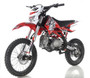 New Apollo DB-X19 125cc Dirt Bike With Headlight 4 stroke Single Cylinder - Fully Assembled and Tested - RED