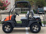Orange - Fully Loaded Cazador OUTFITTER 200 Golf Cart 4 Seater UTV - Fully Assembled and Tested (Side View)