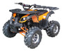 VITACCI RIDER-10 DLX 125CC ATV, AUTO WITH REVERSE, HAND SHIFTER, ALLOY WHEELS, SINGLE SYLINDER,4 STROKE - ORANGE
