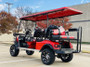 DYNAMIC ENFORCER FULLY LOADED LIMO GOLF CART RED