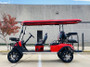 DYNAMIC ENFORCER FULLY LOADED LIMO GOLF CART RED
