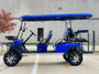 DYNAMIC ENFORCER FULLY LOADED LIMO GOLF CART BLUE