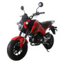 TaoTao New Arrival! HELL CAT 125cc Motorcycle with Manual Transmission, Electric Start, 12" Alloy Rim Wheels ( RED COLOR )