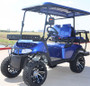 T-40 4-SEATER UTV, ELECTRIC GOLF CARTS - FULLY ASSEMBLED AND TESTED - BLUE