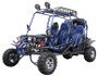 New Vitacci Hummer 200cc 4Seats (TK200GK-6) Go Kart, Air-Cooled, 4 Stroke - Fully Assembled and Tested - BLUE