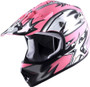 Youth Kids Motocross BMX MX ATV Dirt Bike Helmet Spider Black