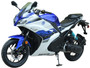 DongFang DF200SST-23-BLWT 200Cc Super Sports Motorcycle With CVT Auto, 14" Aluminium Wheels