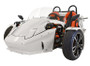 Massimo E-Spider 72V Trike, powerful 3000w Mid-Drive Motor With Lithium Battery - White