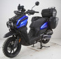 New Army style scooter 200 tank 200 efi deluxe model with bigger tires and side luggage carriers