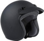 Adult Motorcycle 3/4 Open Face Helmet with Visor Cafe Racer Cruiser DOT Approved S M L XL