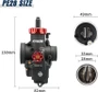 NIBBI Replacement High Performance PE28mm 150cc Carburetor with Carb Jets, Fit 150cc-250cc YAMAHA KAWASAKI SUZUKI Apollo SSR TTR KYMCO SYM TAOTAO ATV Dirt Bike Pit Bike GY6 Motorcycle Scooter Moped
