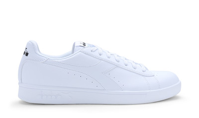 DIADORA Mens Torneo Lifestyle Shoes - White/White/Black (178327)