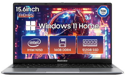 BLACKVIEW AceBook 6 Notebook PC (15.6", Intel Twin Lake N150, 16GB Ram, 512GB SSD, Windows 11H) (AceBook 6) BLACKVIEW AceBook 6 Notebook PC (15.6", Intel Twin Lake N150, 16GB Ram, 512GB SSD, Windows 11H) (AceBook 6)