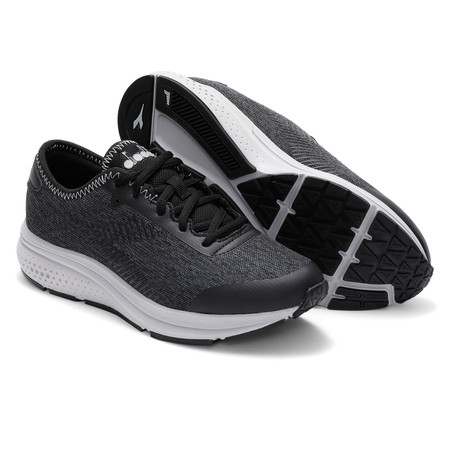 DIADORA Mens Passo Running Shoes - Steel Gray/Black (178000)