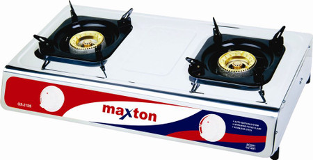 Maxton 2-Burner Stainless Steel Gas Stove (GS-21SS)