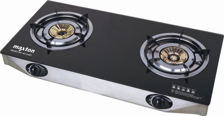 Maxton 2-Burner Glass Top Gas Stove (GS-24GT)