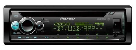 PIONEER Car CD Player with USB/MP3 and Tuner + Bluetooth (DEH-S5250BT)