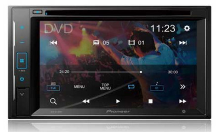 PIONEER Car DVD Player 2 Din with 6.2" Screen (AVH-A245BT)