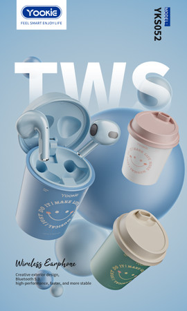 YOOKIE TWS Wireless Earphones (YKS052)