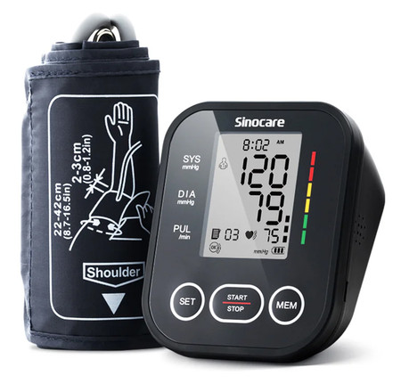 SINOCARE Upper Arm Blood Pressure Monitor (ARM-30E+)