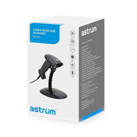 ASTRUM Laser Barcode Scanner (BS100)