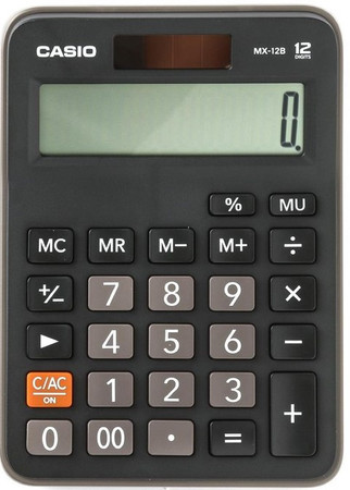 CASIO 12 Digit Desktop Calculator (MX-12B)