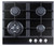 Maxton 4 Burner Glass Top Gas Hob (GH-43GT)