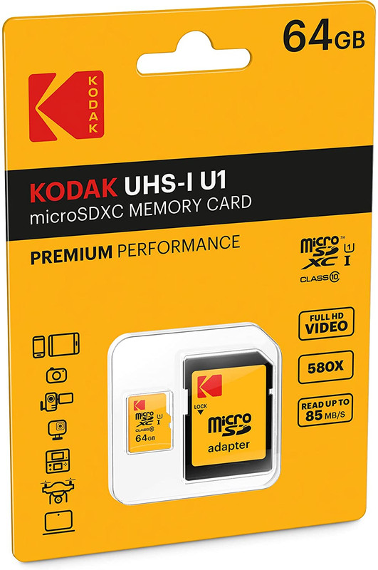 KODAK Micro SD Memory Card (64GB 128GB)