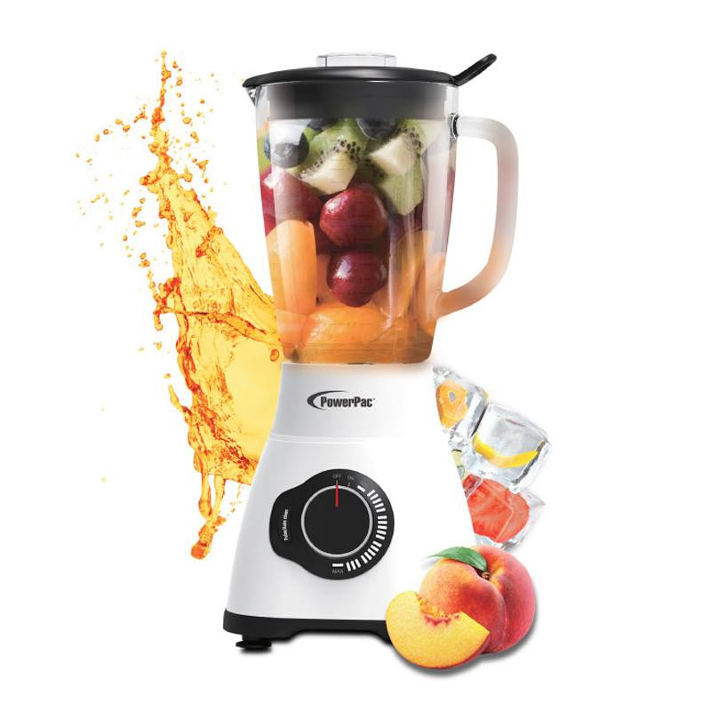 POWERPAC High Power Glass Jug Blender (PPBL800)