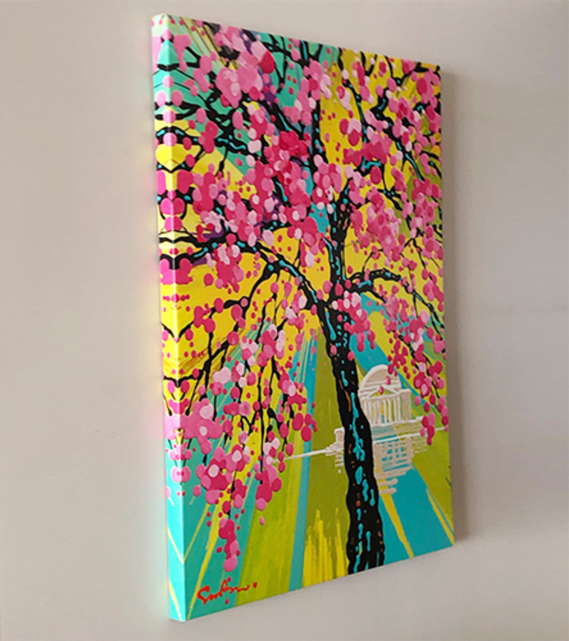 Official 2019 National Cherry Blossom Festival Artwork On Canvas
