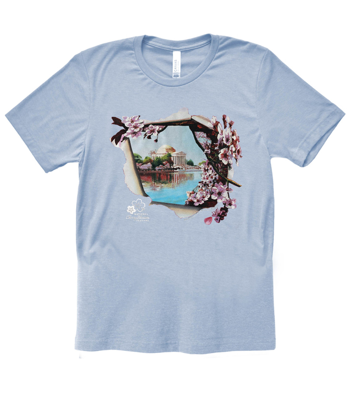 2023 Official National Cherry Blossom Festival T-shirt H. Blue