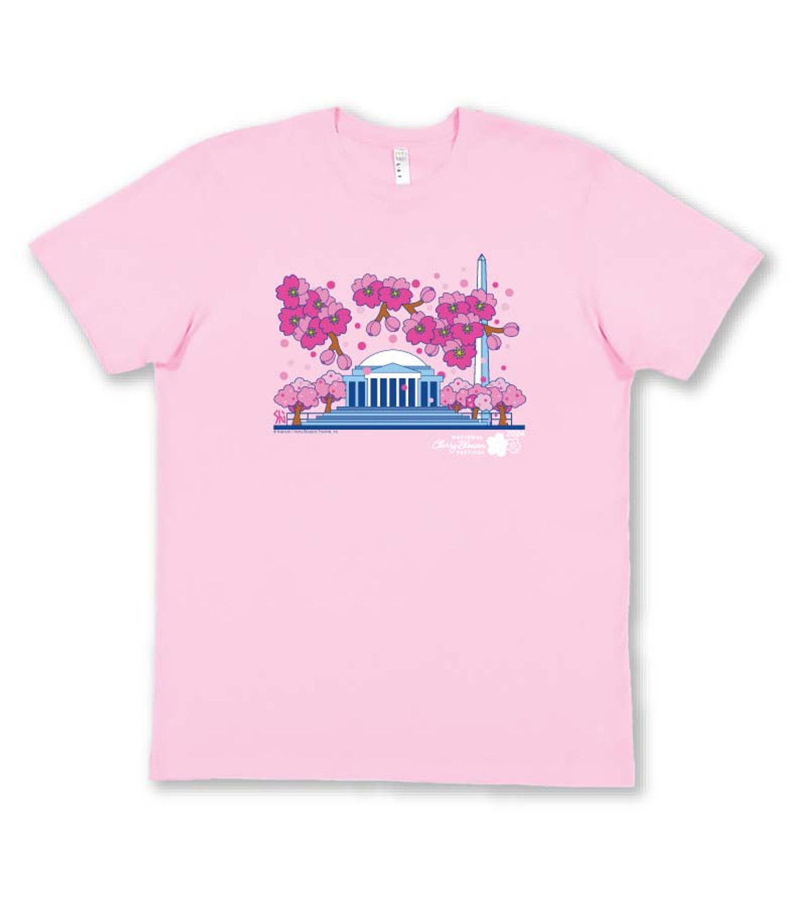 2024 Official National Cherry Blossom Tee Pink - Logo Vision, LLC