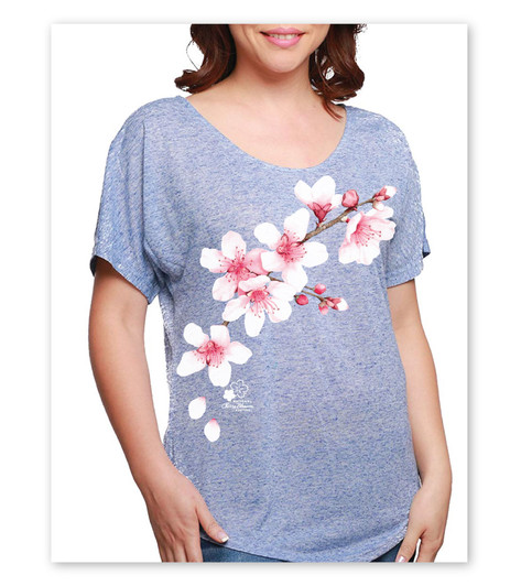 Cherry Blossom Clouds Ladies Dolman 