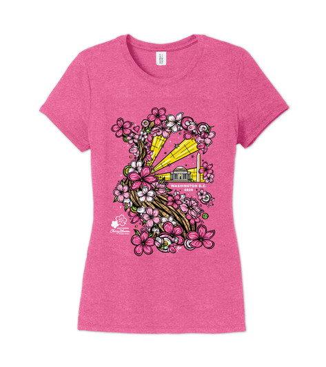 2020 Official National Cherry Blossom Festival Ladies Tee 