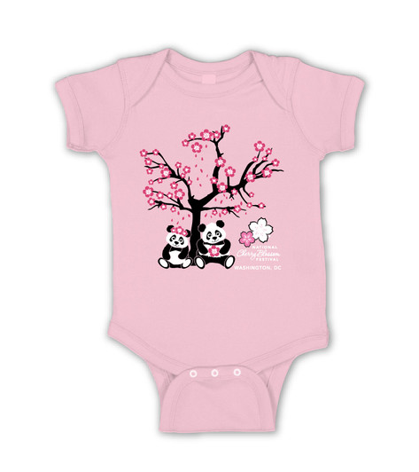 NCBF Cherry Blossom Pandas Onesie