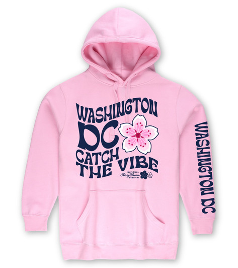 Cherry Blossom Catch The Vibe Hoodie Pink  Cherry Blossom Catch The Vibe Hoodie Pink