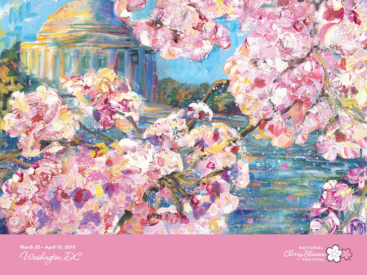 2018 Official National Cherry Blossom Festival Poster (Unframed)