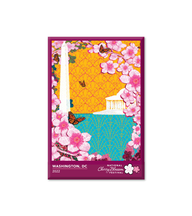 2022 Official National Cherry Blossom Festival Lucite Magnet