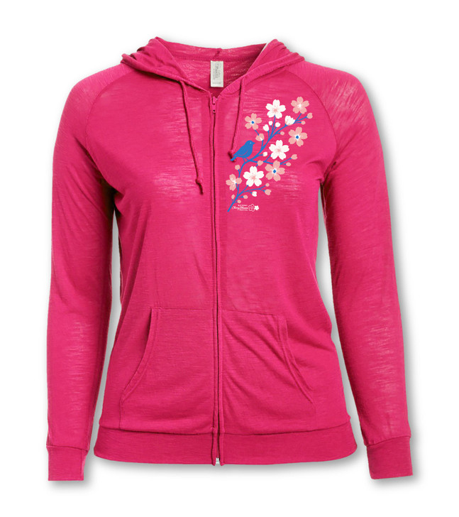 NCBF Bluebird Ladies Full Zip Slub 