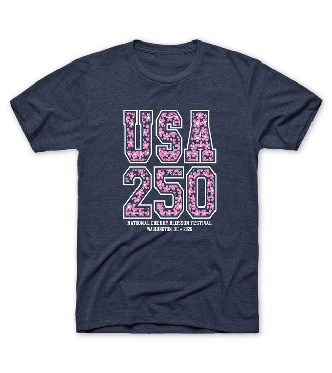 USA 250 Blossoms Heather Navy - Bundle