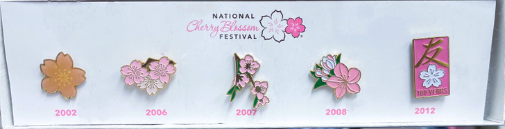  Lapel Pin Collection 5 Years (2002 – 2012)