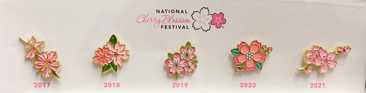  Lapel Pin Collection 5 Years (2017 – 2021)