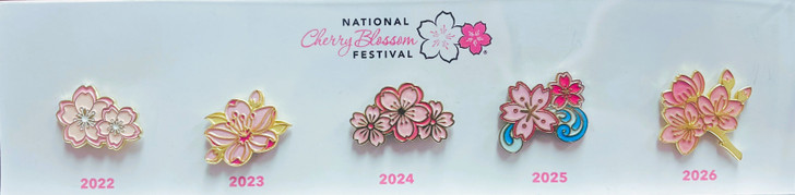 Lapel Pin Collection 5 Years (2022 – 2026)