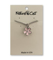 Cherry Blossom Enamel Pendant Necklace