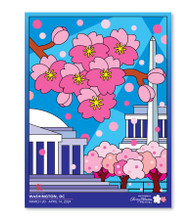 2024 Official National Cherry Blossom Festival Poster - Logo