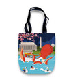 Cherry Blossom Octopus Tote 