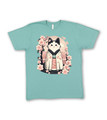 Kimono Cat Youth Tee Saltwater